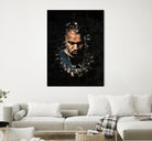 Kanye West Splatter Painting by Jurijs Permanickis on GIANT ART - black digital painting