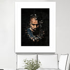 Kanye West Splatter Painting by Jurijs Permanickis on GIANT ART - black digital painting