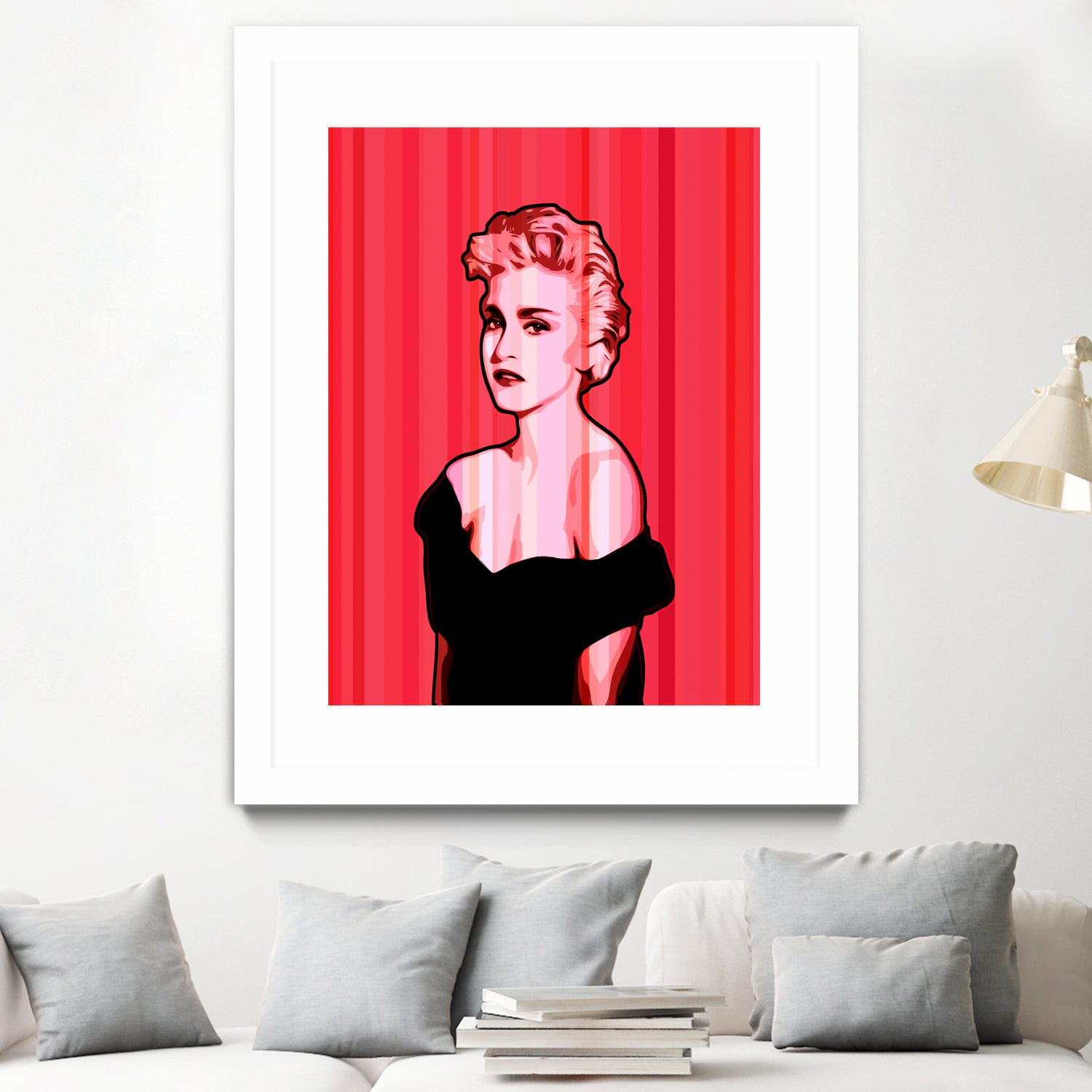 Madonna | Pop Art by William Cuccio on GIANT ART - pink digital painting