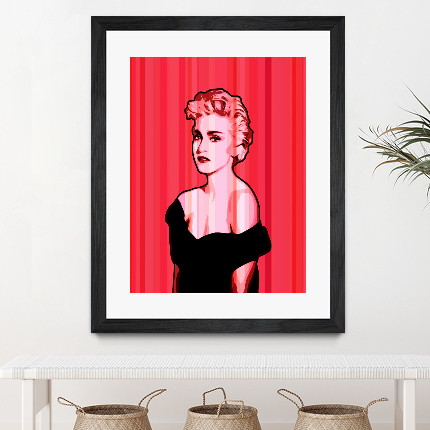 Madonna | Pop Art by William Cuccio on GIANT ART - pink digital painting