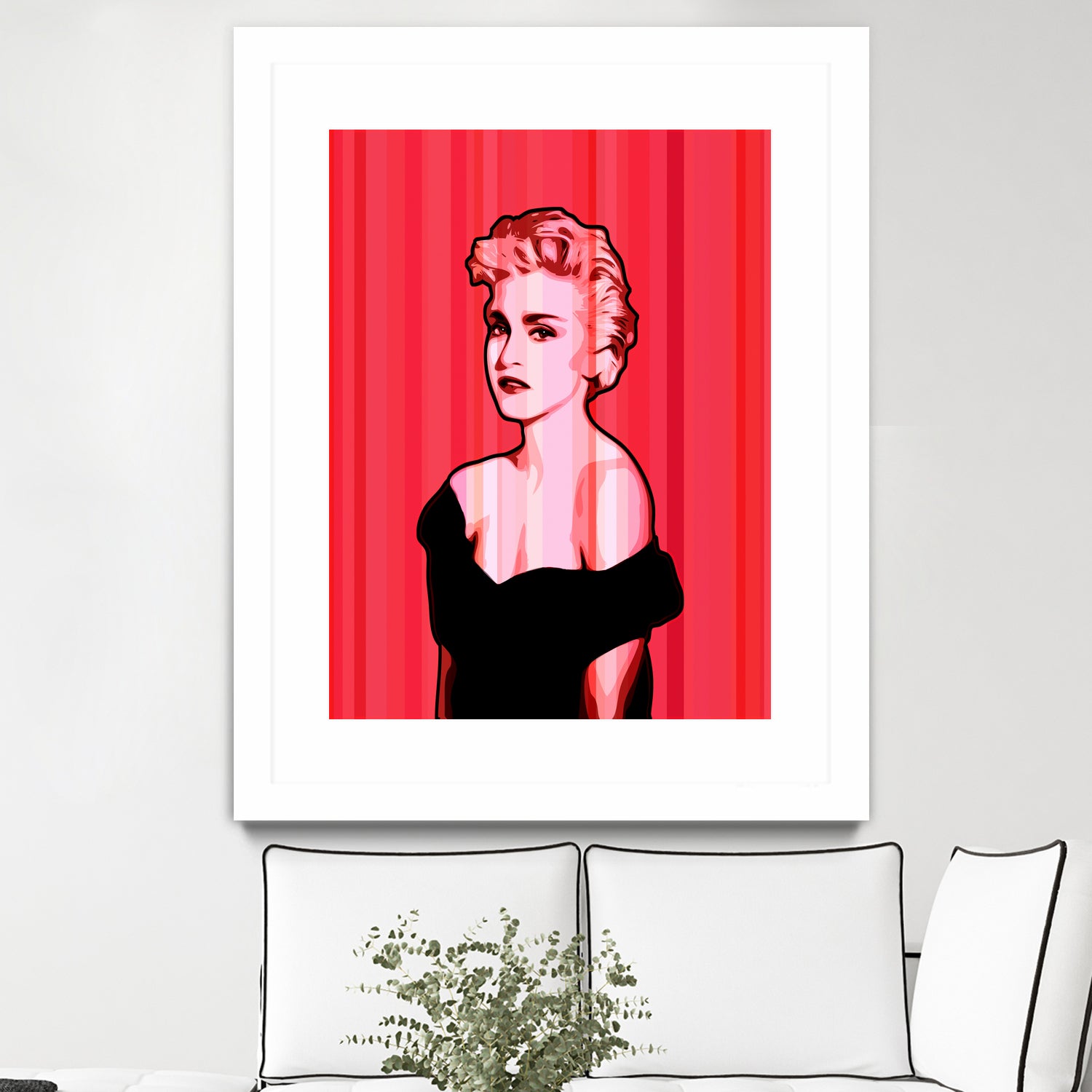 Madonna | Pop Art by William Cuccio on GIANT ART - pink digital painting