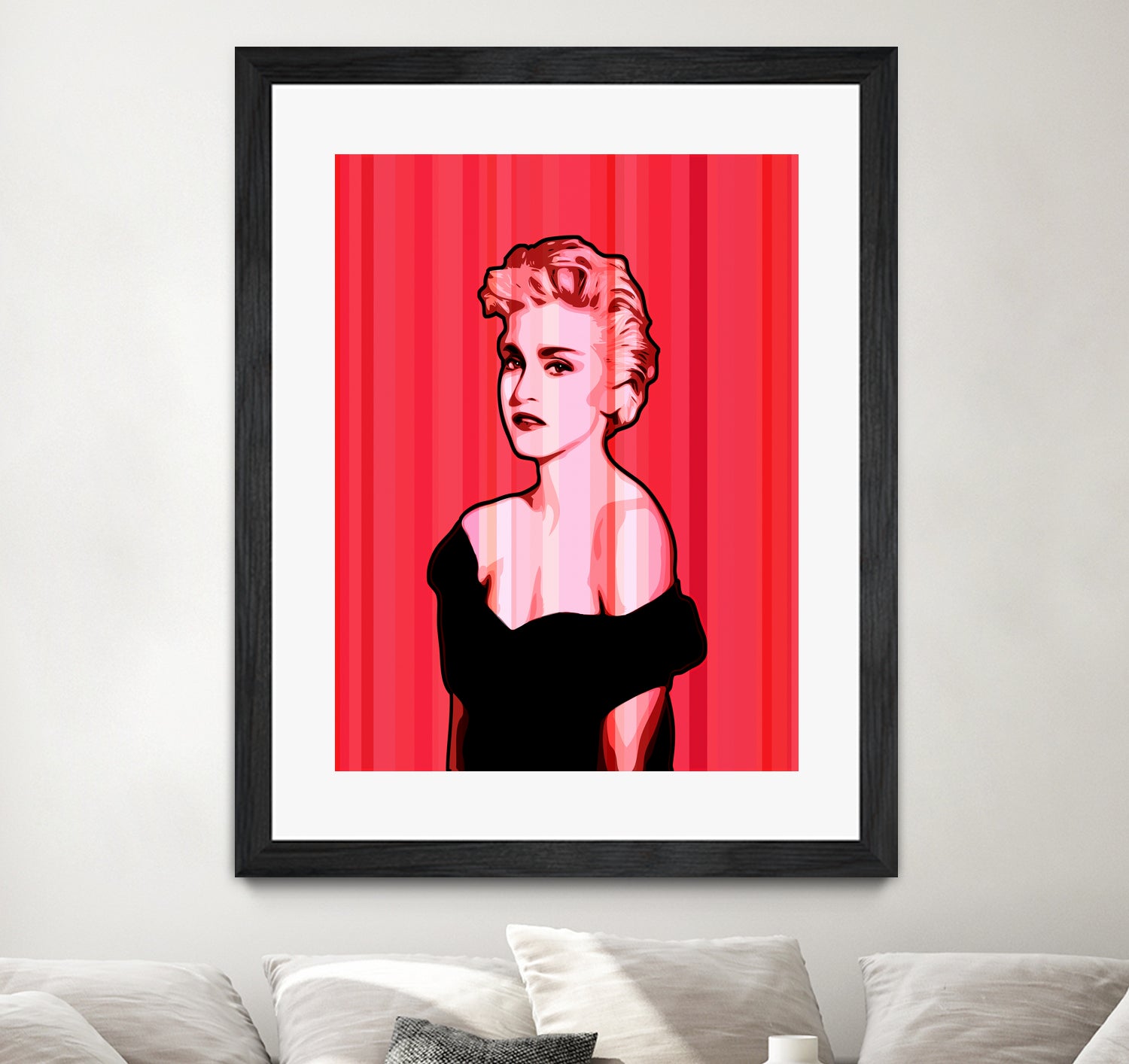 Madonna | Pop Art by William Cuccio on GIANT ART - pink digital painting