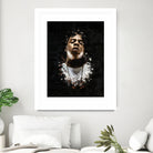 Jay-Z Splatter Painting by Jurijs Permanickis on GIANT ART - black digital painting