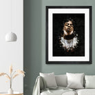 Jay-Z Splatter Painting by Jurijs Permanickis on GIANT ART - black digital painting