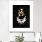 Jay-Z Splatter Painting by Jurijs Permanickis on GIANT ART - black digital painting