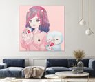 iCHiGO FRIENDS by Kaoru Hasegawa on GIANT ART - pink cartooning