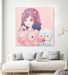 iCHiGO FRIENDS by Kaoru Hasegawa on GIANT ART - pink cartooning