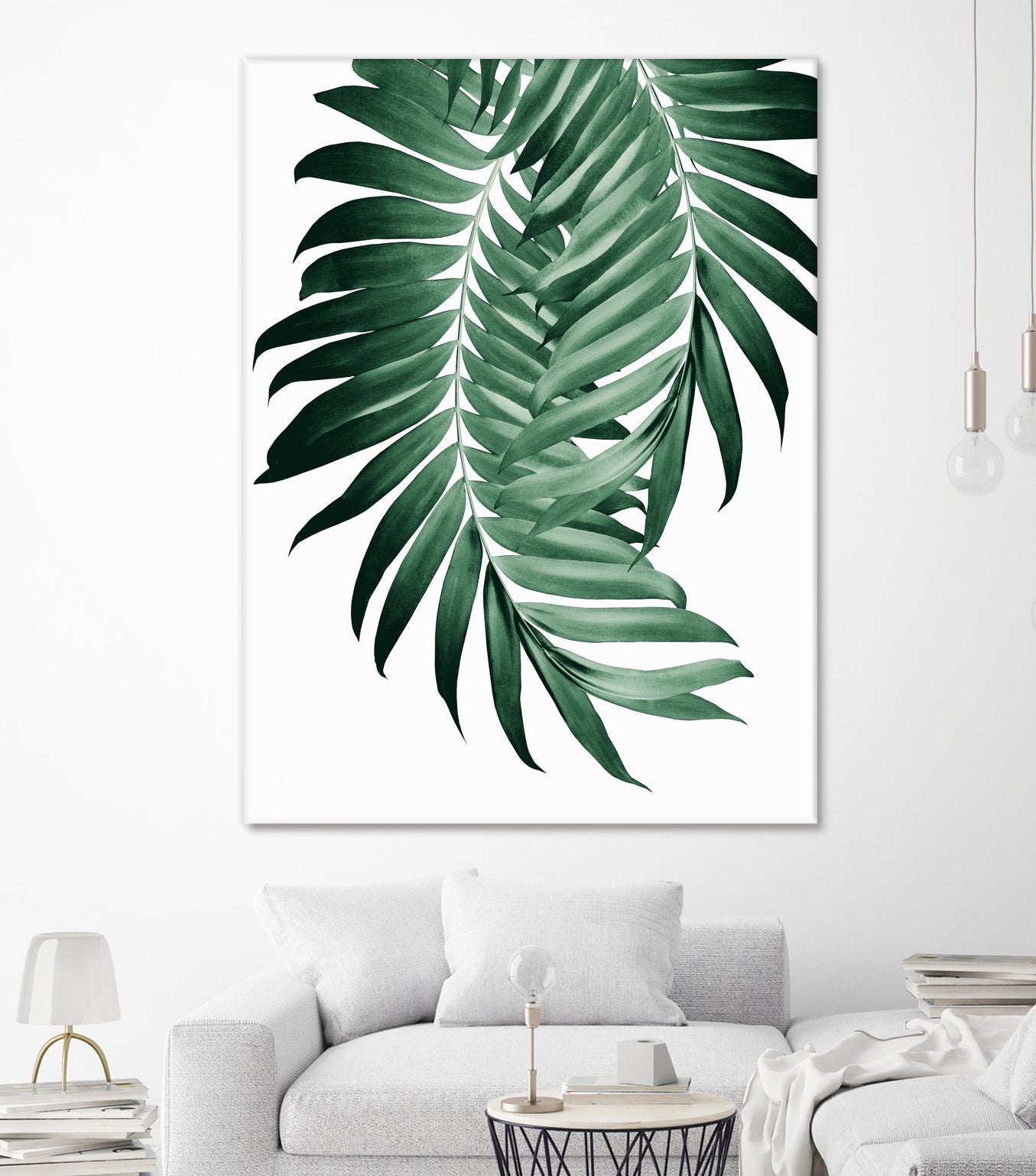 Palm Leaves Tropical Green Vibes #4 #tropical #decor #art by Anita & Bella Jantz on GIANT ART - green photo illustration