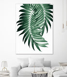 Palm Leaves Tropical Green Vibes #4 #tropical #decor #art by Anita & Bella Jantz on GIANT ART - green photo illustration