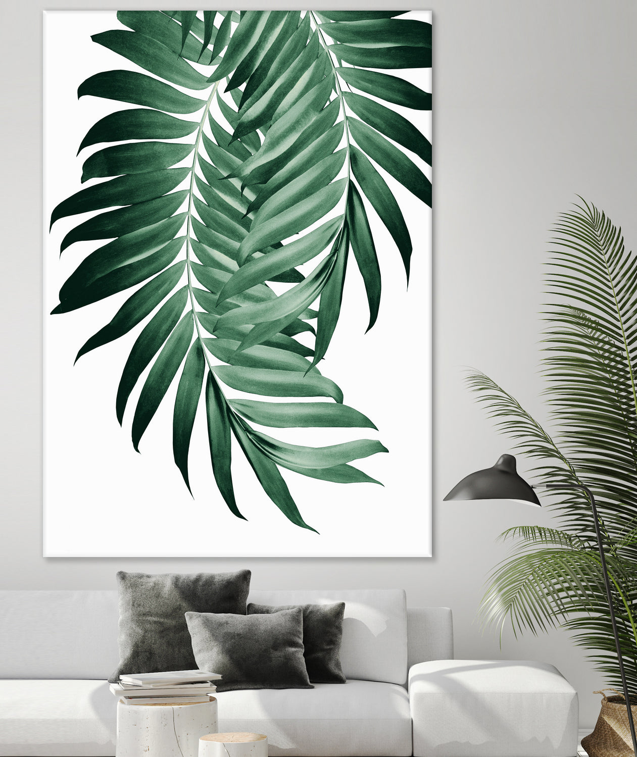 Palm Leaves Tropical Green Vibes #4 #tropical #decor #art by Anita & Bella Jantz on GIANT ART - green photo illustration