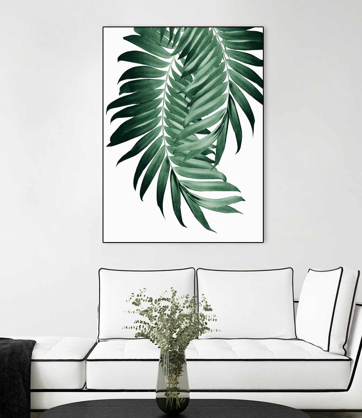 Palm Leaves Tropical Green Vibes #4 #tropical #decor #art by Anita & Bella Jantz on GIANT ART - green photo illustration