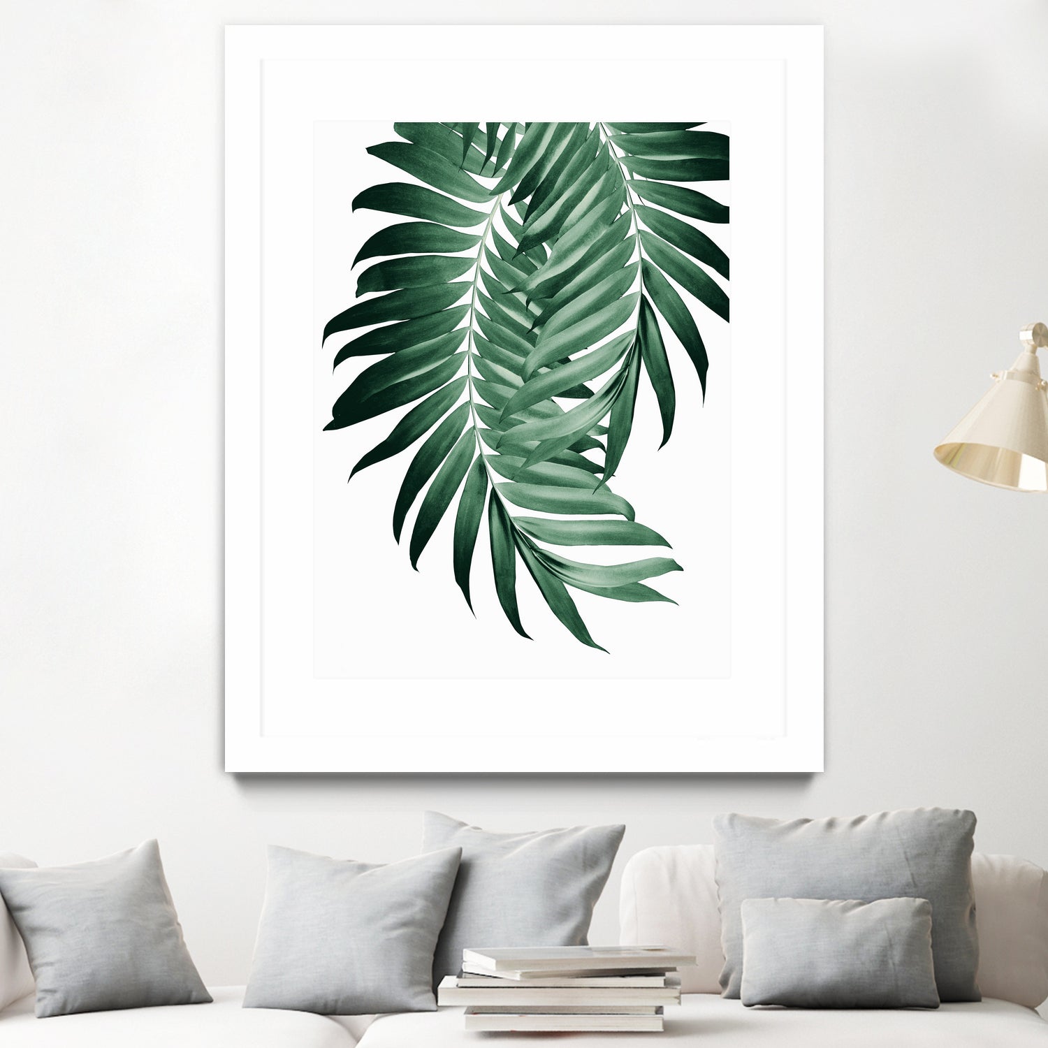 Palm Leaves Tropical Green Vibes #4 #tropical #decor #art by Anita & Bella Jantz on GIANT ART - green photo illustration