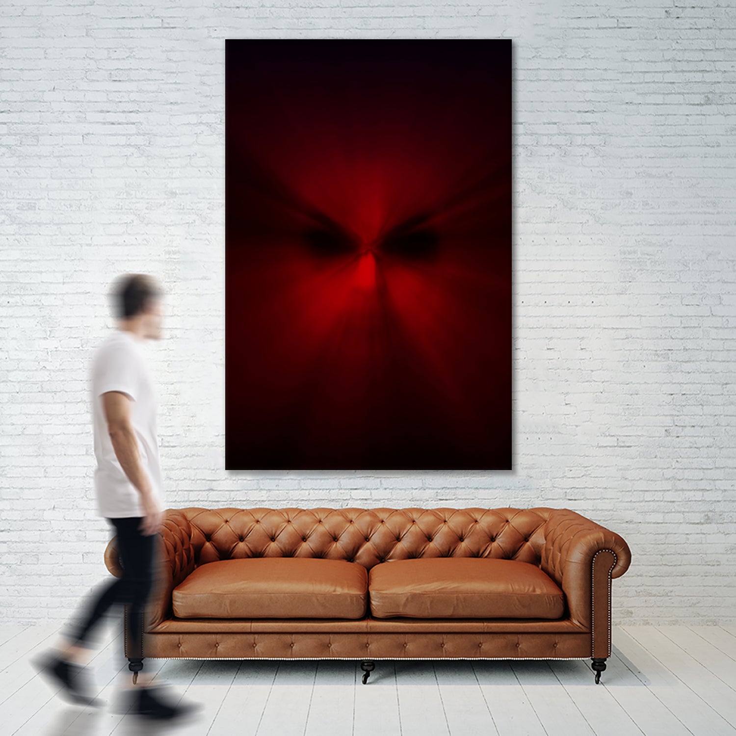 Blood Light by Anton Kalinichev on GIANT ART - red digital painting