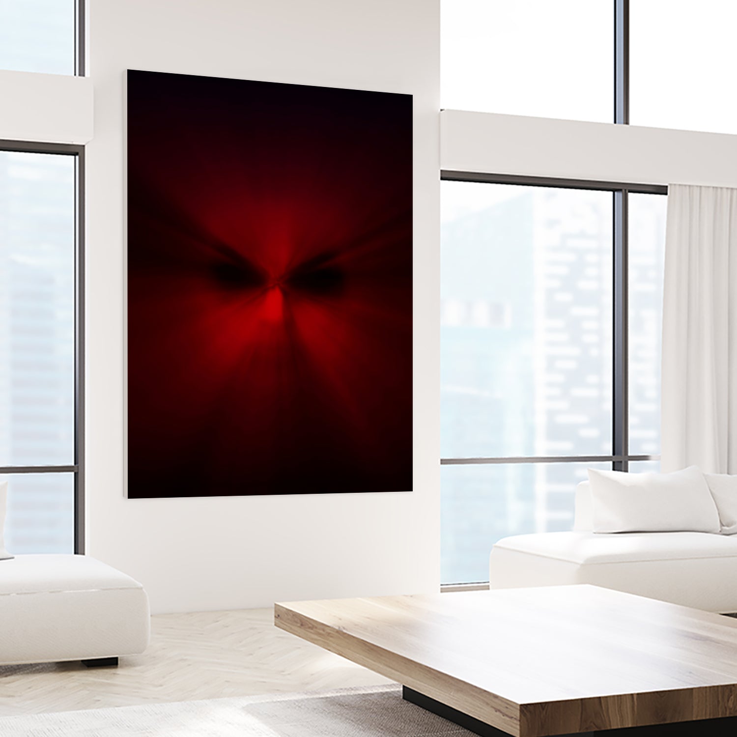 Blood Light by Anton Kalinichev on GIANT ART - red digital painting