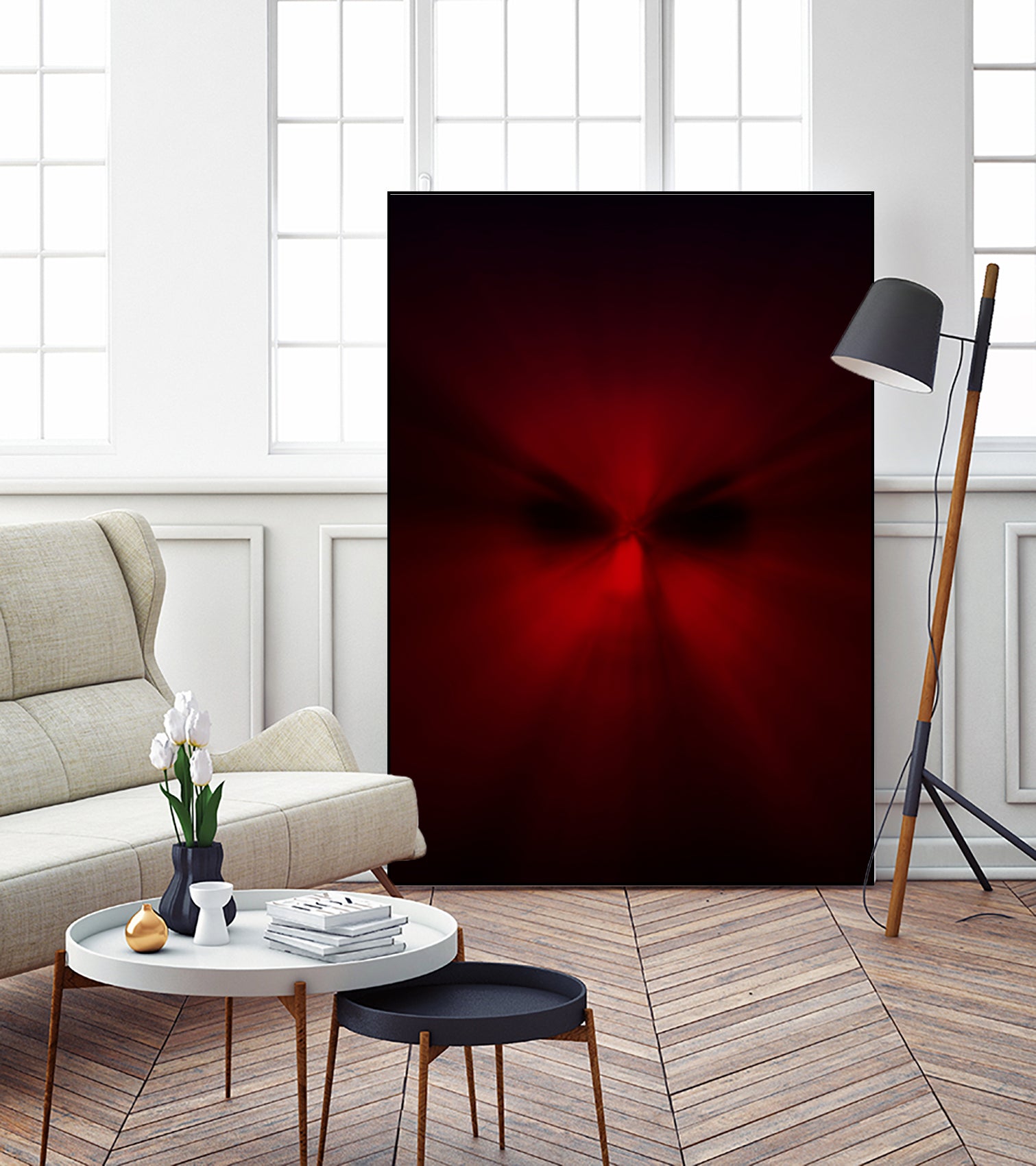 Blood Light by Anton Kalinichev on GIANT ART - red digital painting