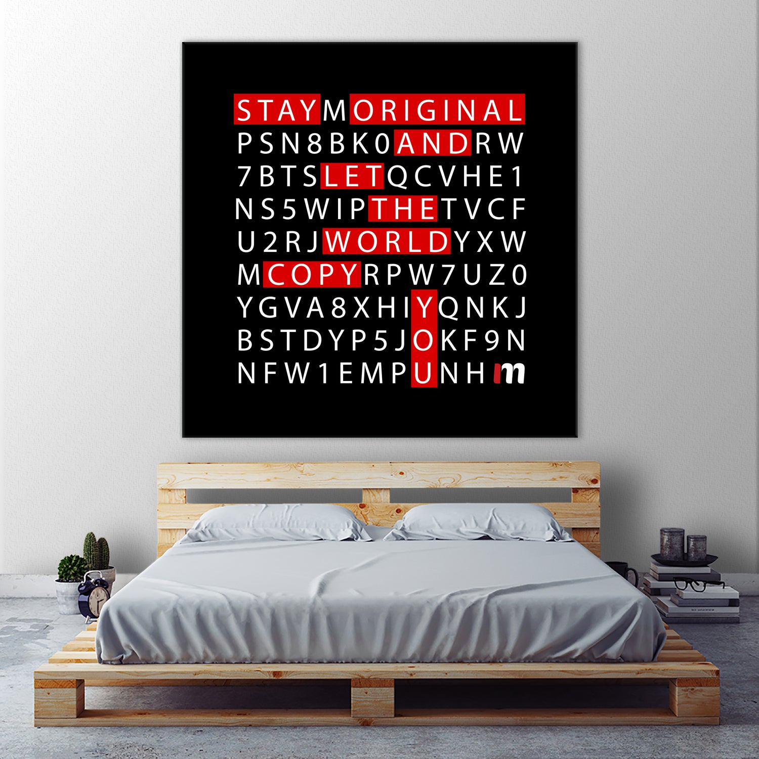 Stay Original by Mariana Angelova on GIANT ART - black typography