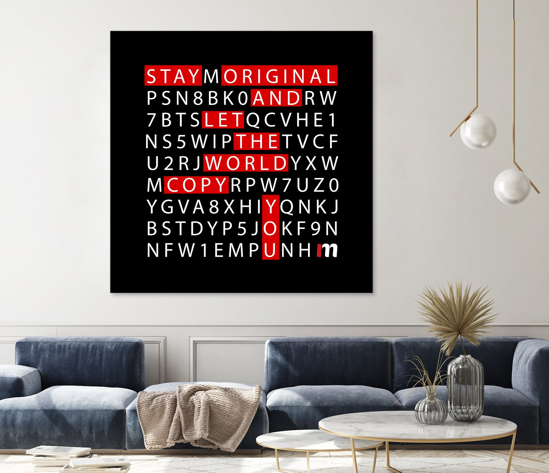 Stay Original by Mariana Angelova on GIANT ART - black typography