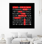 Stay Original by Mariana Angelova on GIANT ART - black typography