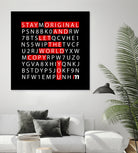 Stay Original by Mariana Angelova on GIANT ART - black typography