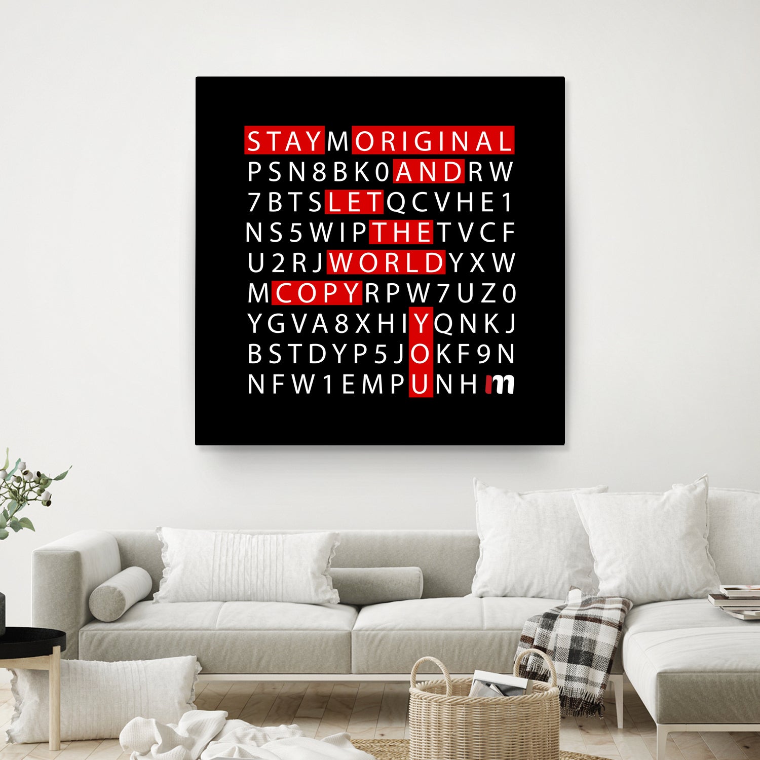 Stay Original by Mariana Angelova on GIANT ART - black typography