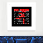 Stay Original by Mariana Angelova on GIANT ART - black typography