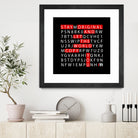 Stay Original by Mariana Angelova on GIANT ART - black typography