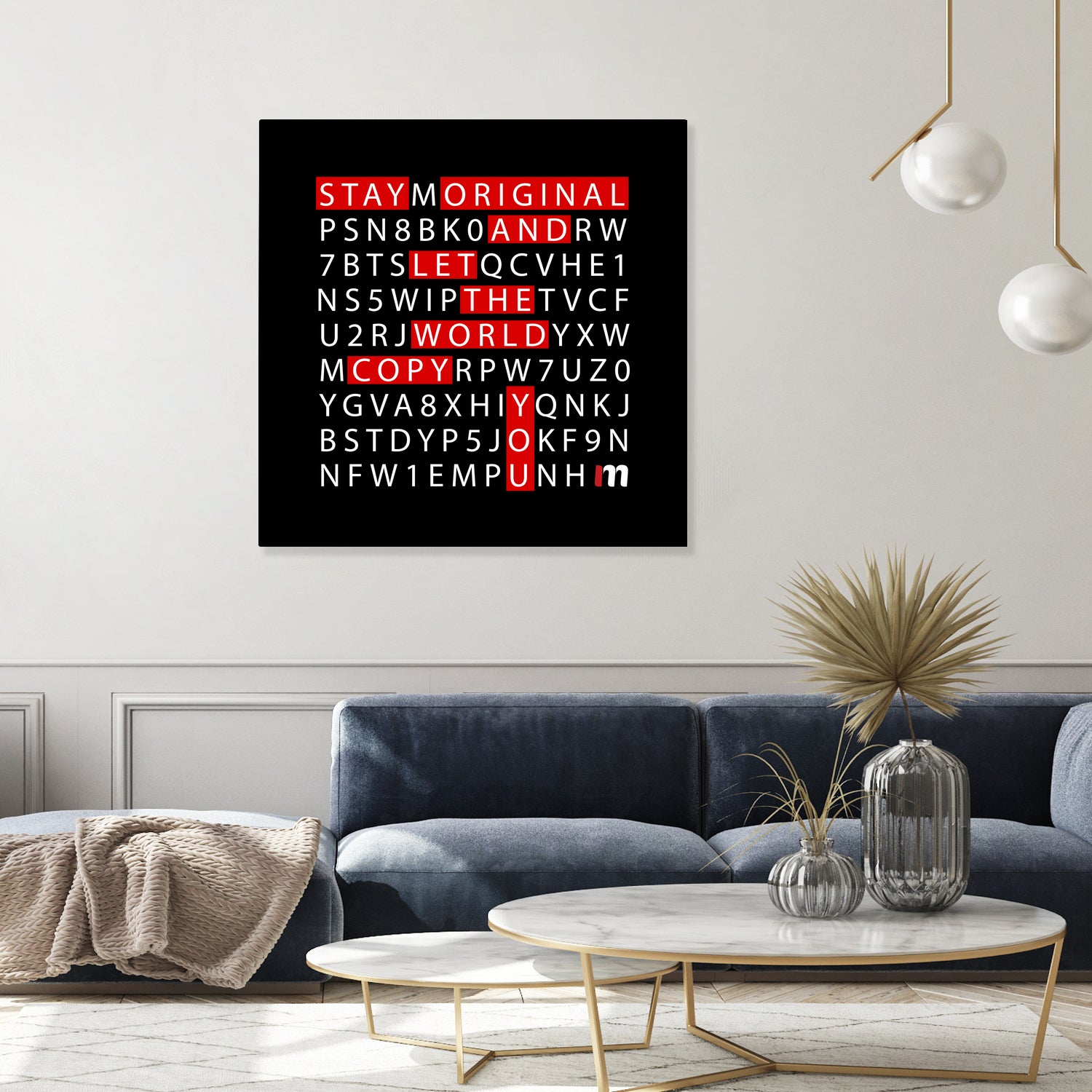 Stay Original by Mariana Angelova on GIANT ART - black typography