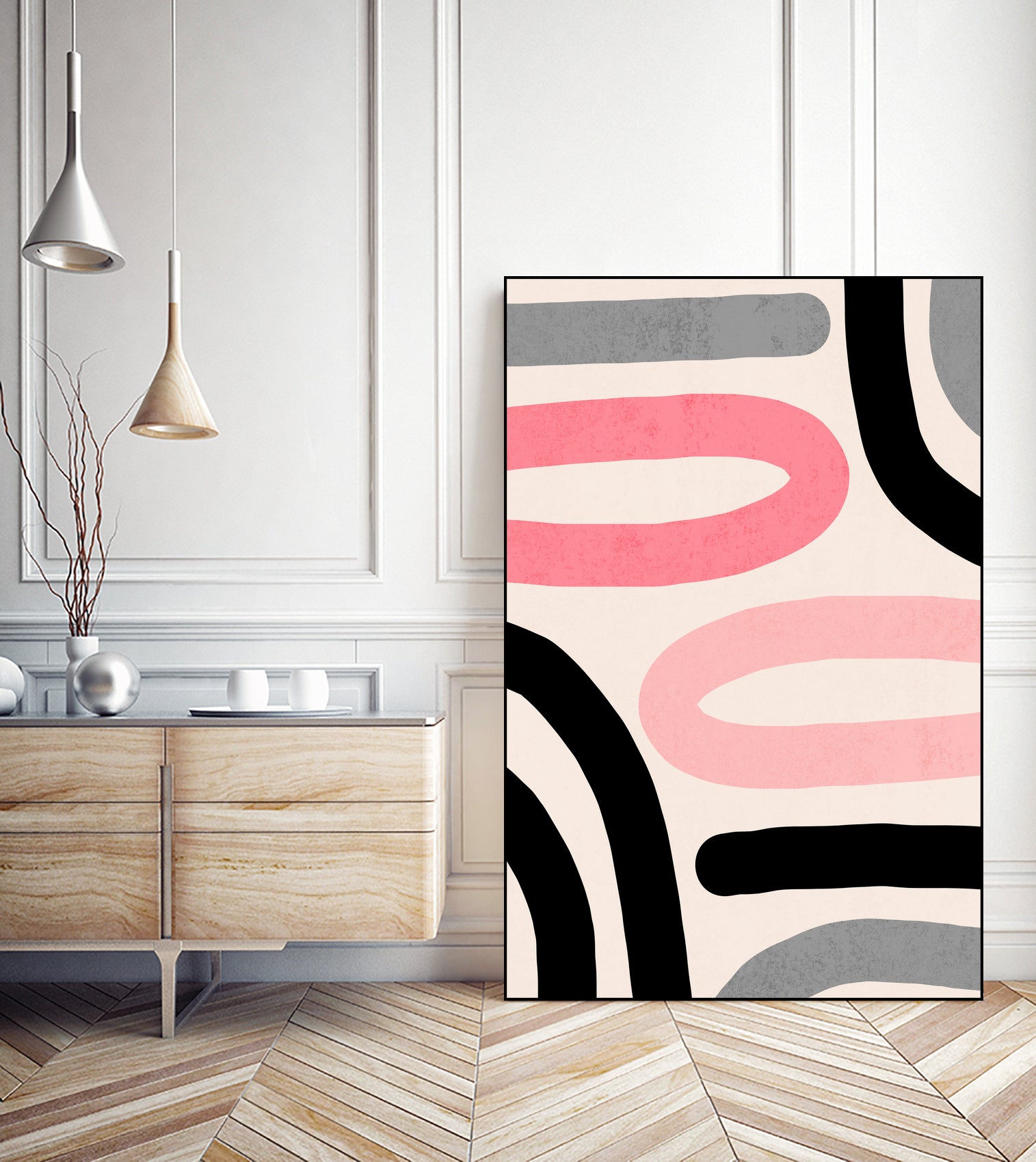 Two of a Kind by Iveta Angelova on GIANT ART - pink digital drawing