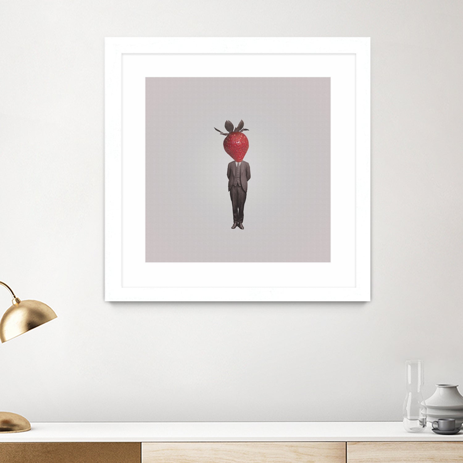 Strawberry Mugshot by Isa Valimaki on GIANT ART - red photo manipulation