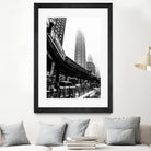 Chicago Train by Morten Holbein on GIANT ART - black photo illustration