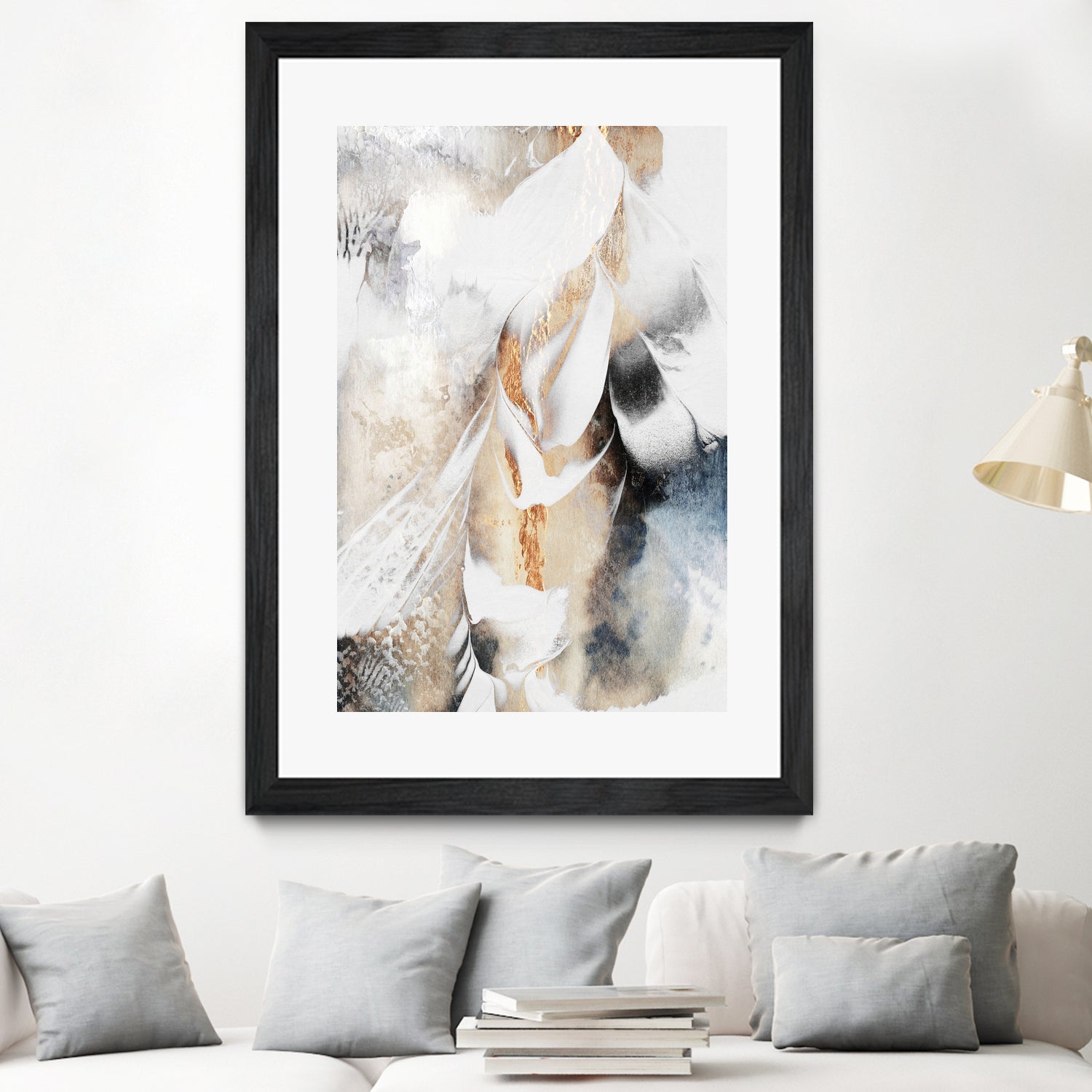 Soothe Your Soul by Elisabeth Fredriksson on GIANT ART - white mixed media