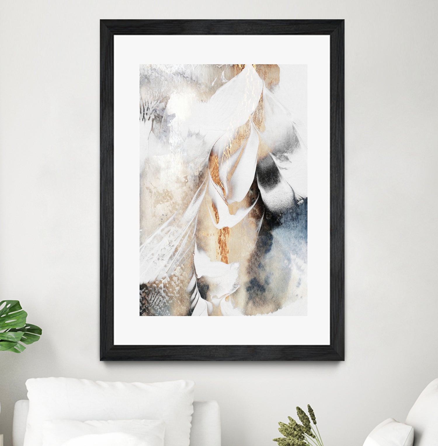 Soothe Your Soul by Elisabeth Fredriksson on GIANT ART - white mixed media