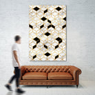 Midcentury Modern Marble Cubes by Christina Shek on GIANT ART - gray digital drawing