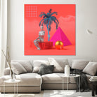 Summersun by Jorge Luis Miraldo on GIANT ART - pink 3d art