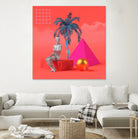 Summersun by Jorge Luis Miraldo on GIANT ART - pink 3d art