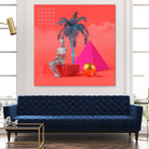 Summersun by Jorge Luis Miraldo on GIANT ART - pink 3d art