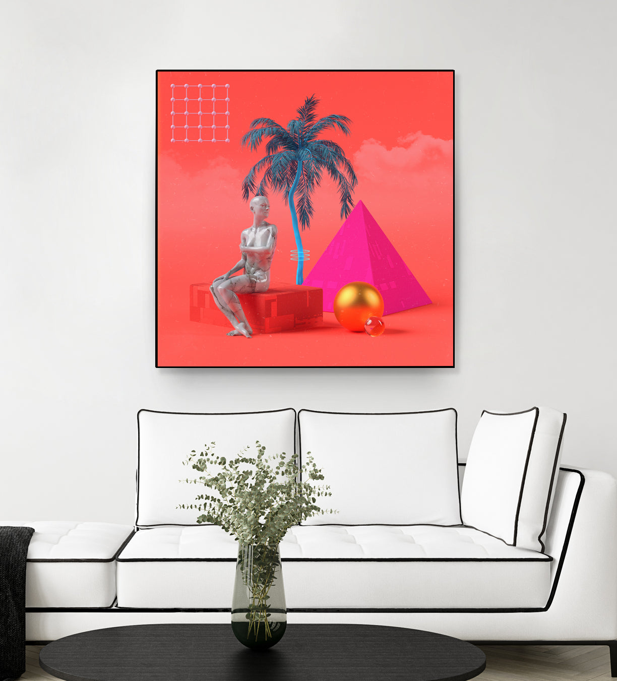 Summersun by Jorge Luis Miraldo on GIANT ART - pink 3d art