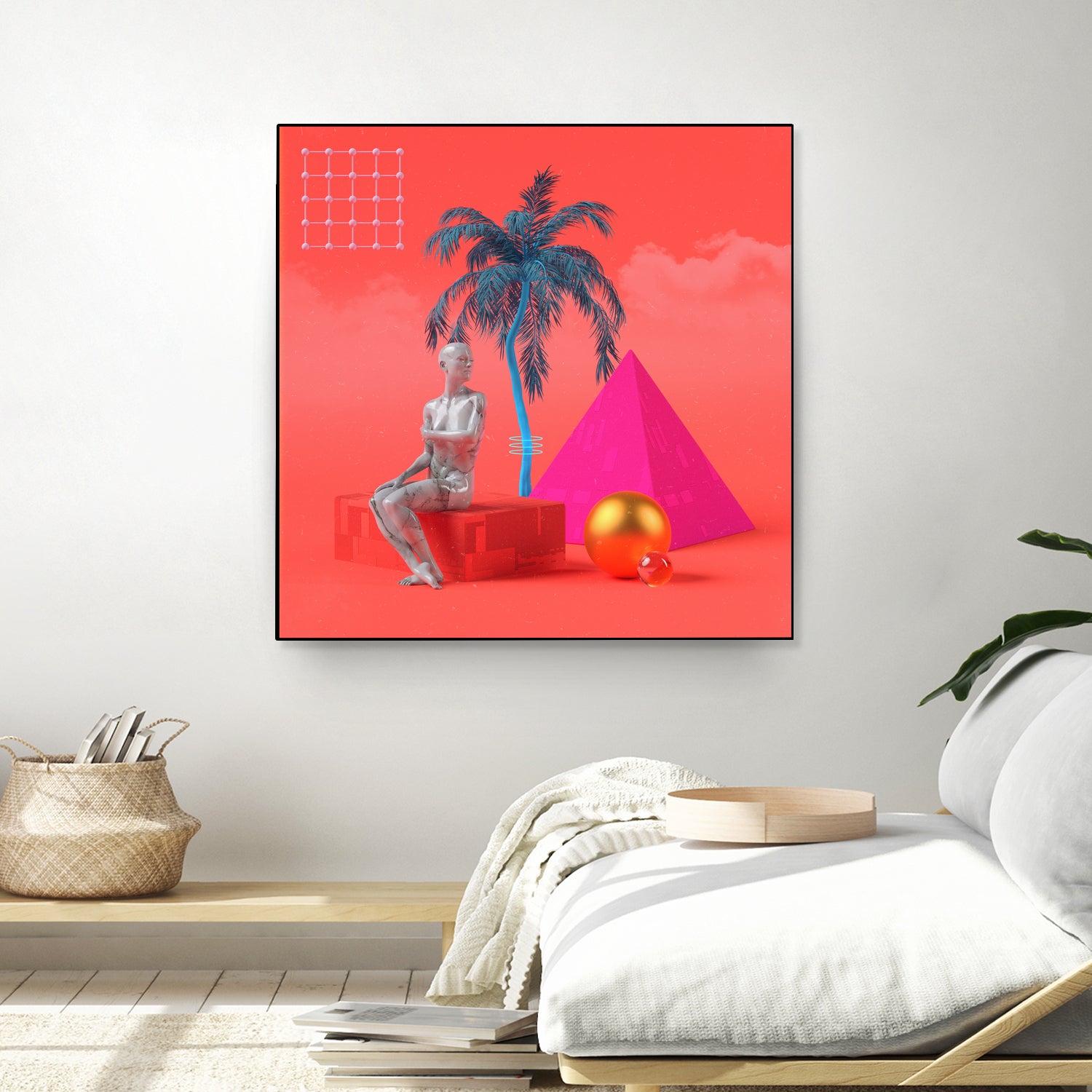 Summersun by Jorge Luis Miraldo on GIANT ART - pink 3d art