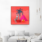 Summersun by Jorge Luis Miraldo on GIANT ART - pink 3d art