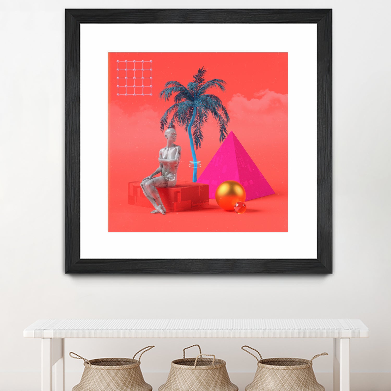 Summersun by Jorge Luis Miraldo on GIANT ART - pink 3d art