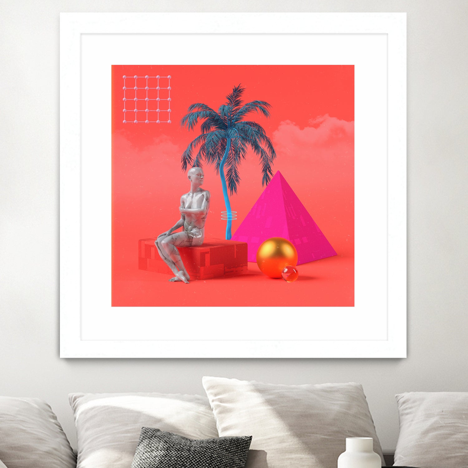 Summersun by Jorge Luis Miraldo on GIANT ART - pink 3d art