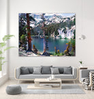 TJ Lake by Svetlana Eremenko on GIANT ART - green digital painting