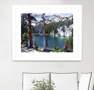 TJ Lake by Svetlana Eremenko on GIANT ART - green digital painting