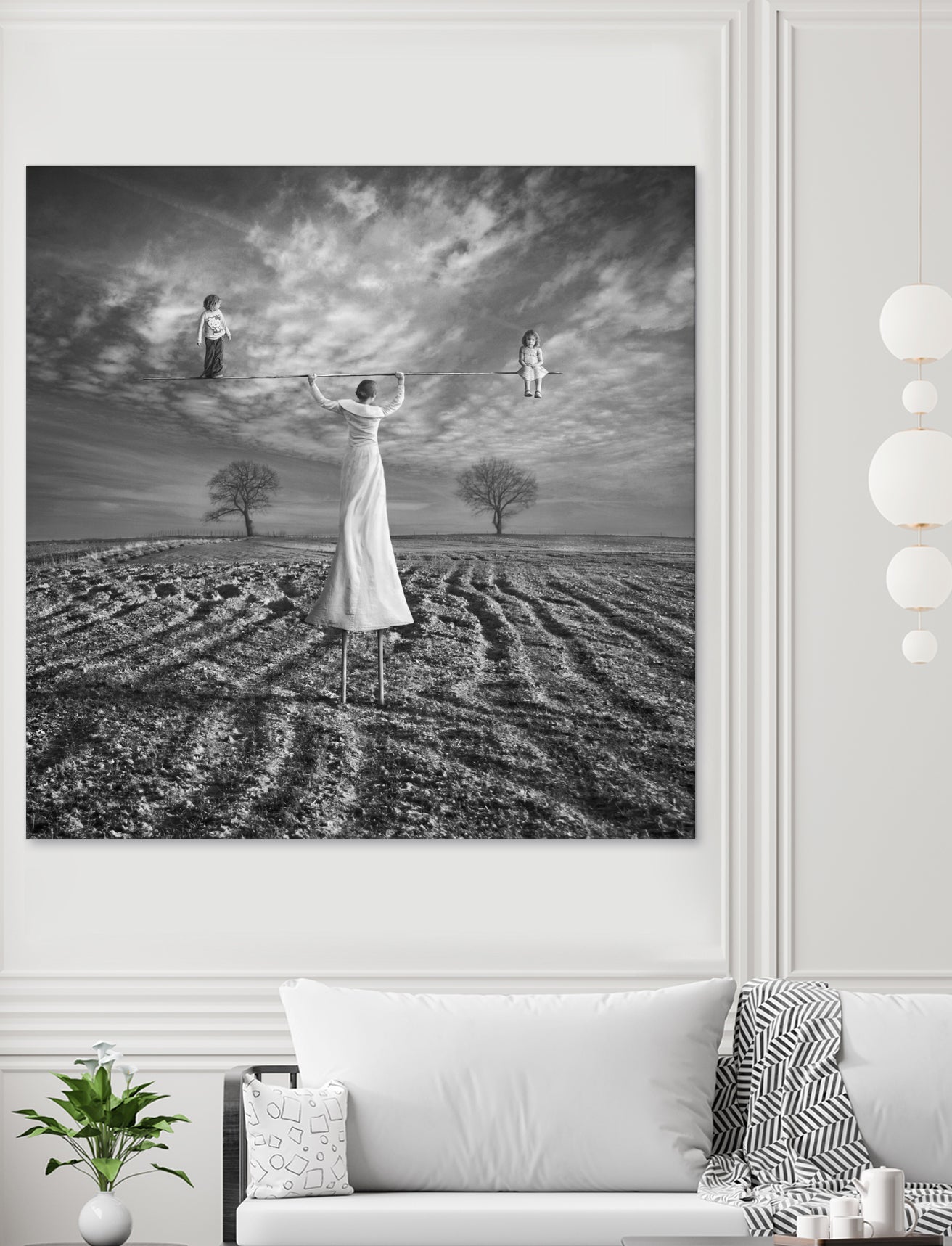 Motherhood 2 by Dariusz Klimczak on GIANT ART - gray photo illustration