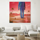 Selfscape Dream by Jorge Luis Miraldo on GIANT ART - red digital painting