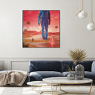 Selfscape Dream by Jorge Luis Miraldo on GIANT ART - red digital painting