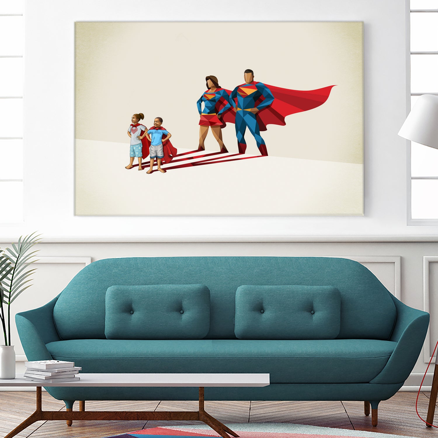 Family Traits by Jason Ratliff on GIANT ART - red digital painting