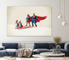 Family Traits by Jason Ratliff on GIANT ART - red digital painting