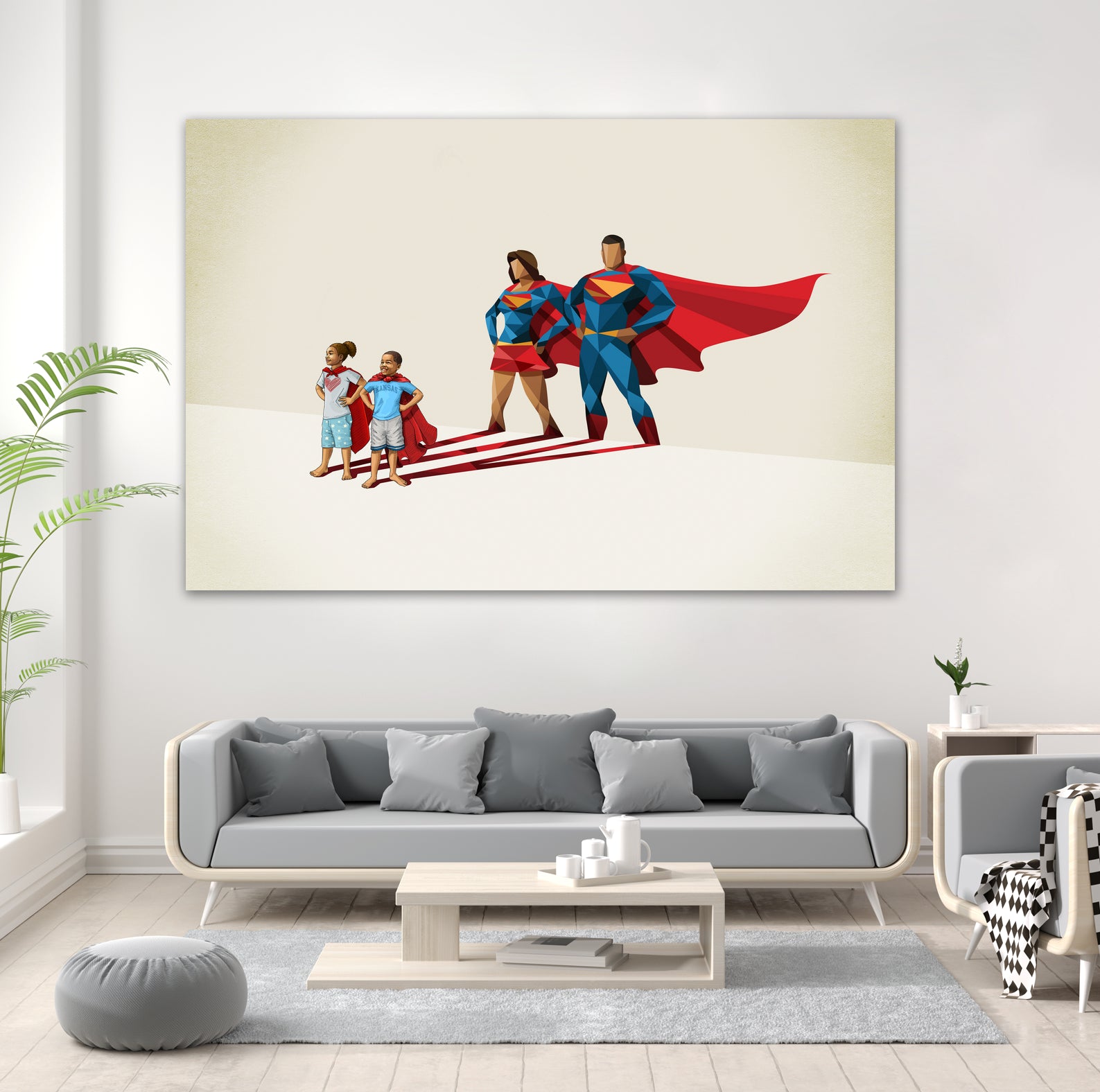 Family Traits by Jason Ratliff on GIANT ART - red digital painting