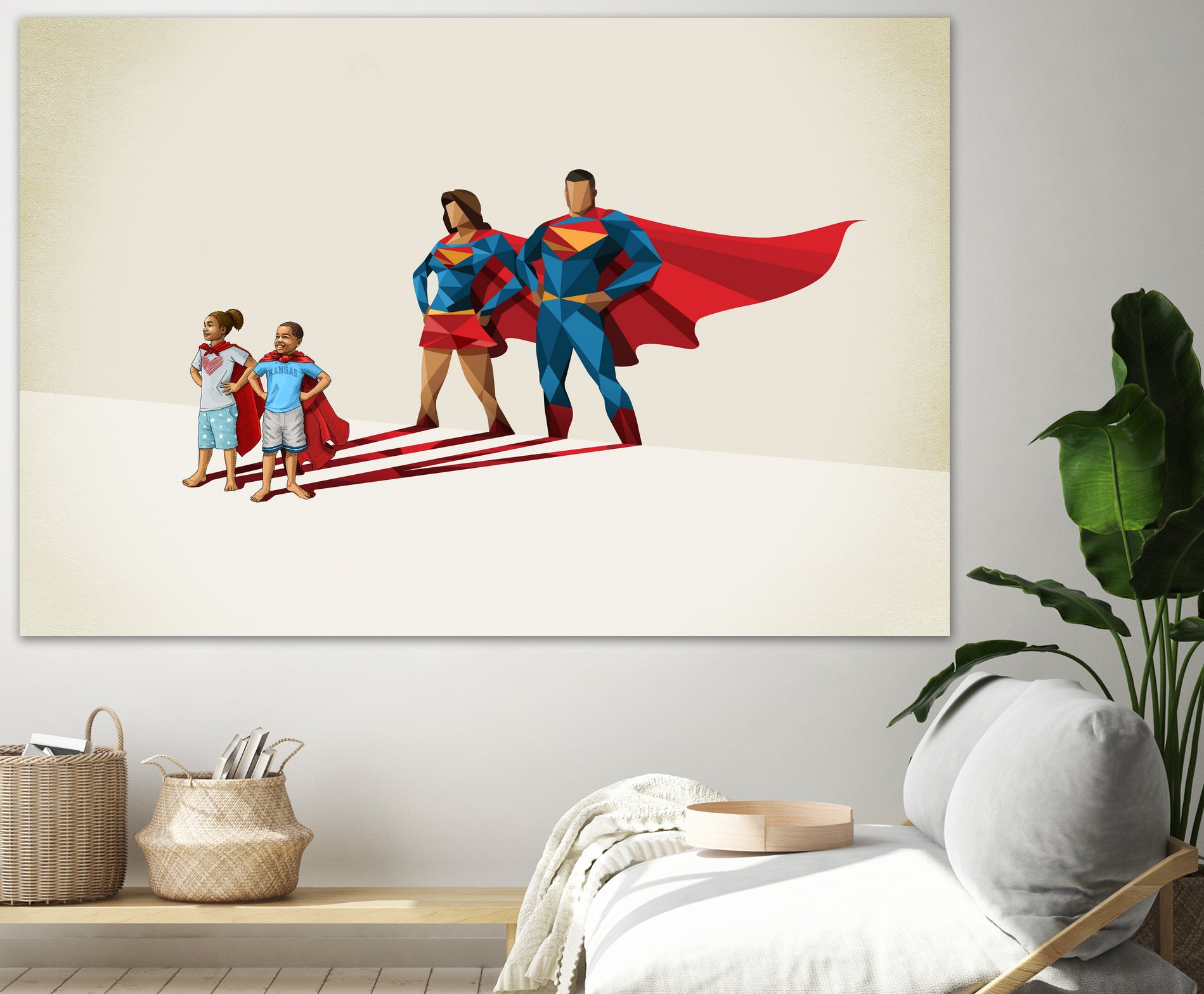 Family Traits by Jason Ratliff on GIANT ART - red digital painting